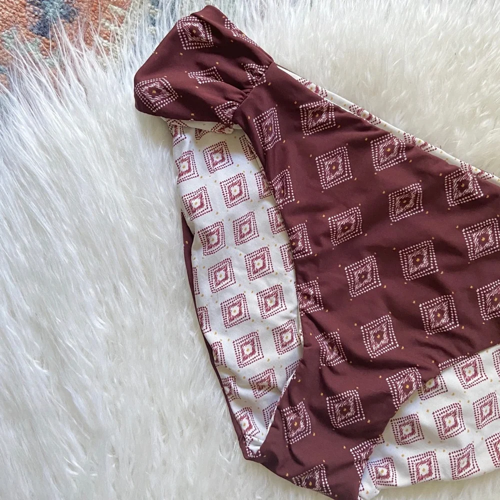 urban outfitters reversible bikini bottom boho vibes - Picture 11 of 14